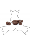 Melk chocolade amandelen 200 g