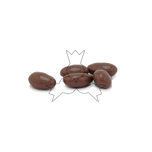 Melk chocolade amandelen 200 g