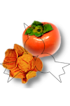 Gedroogde kaki fruit ongezoet