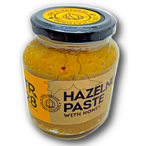 12 x hazelnoot pasta met honing 320g