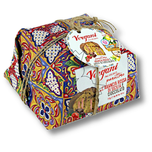 Panettone bloedsinaasappel en chocolade 750g 
