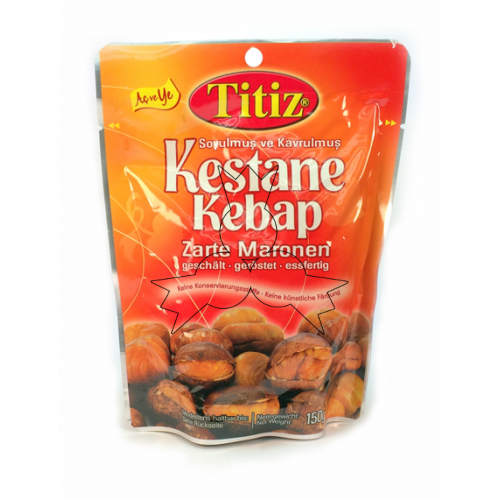 Ready to eat kastanjes - zonder toevoegingen 125 g