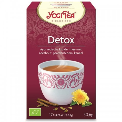Yogi biologische detox thee 17 zakjes